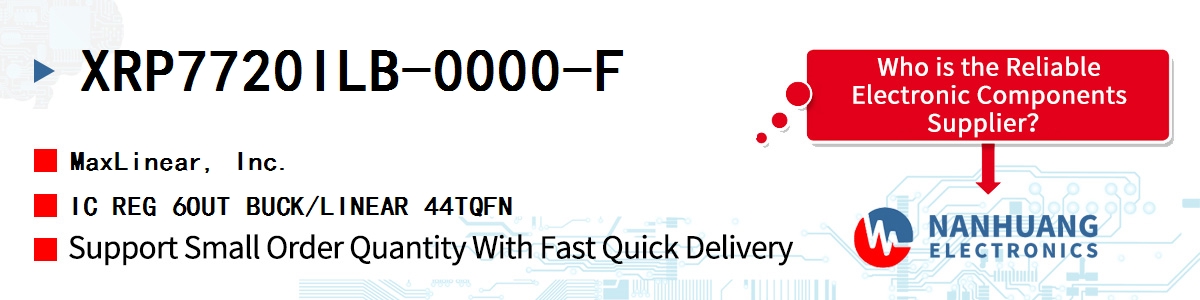 XRP7720ILB-0000-F Maxlinear IC REG 6OUT BUCK/LINEAR 44TQFN