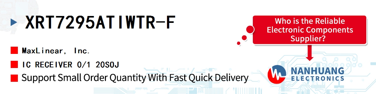 XRT7295ATIWTR-F Maxlinear IC RECEIVER 0/1 20SOJ